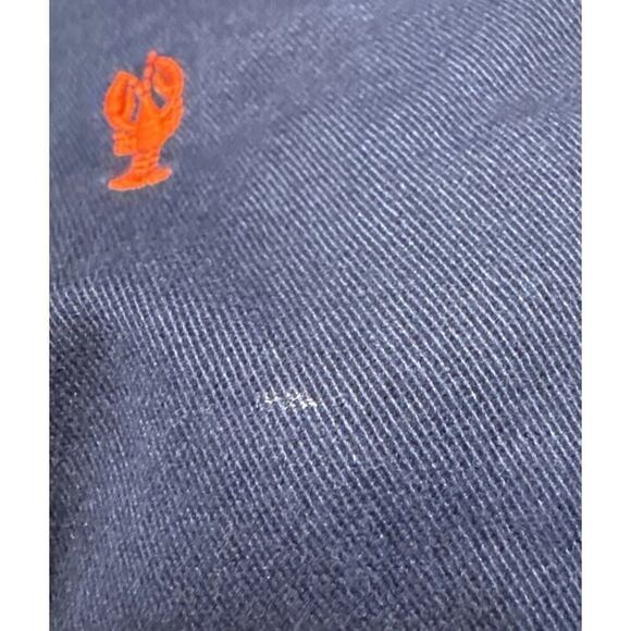 Janie And Jack Boys Size 18-24 Month Navy Blue Lobster Crab Print Shorts Coastal - Picture 8 of 8